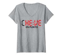 Donna Meme México Saying Souvenir Slang Words Sarcastic Quote Maglietta con Collo a V