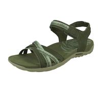 Donna Terran 3 Imbottito Croce Gancio & Ciclo Cinturini Pelle Sandali Da Merrell