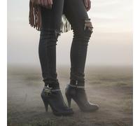 Donna Metallo Argento 2PCS Stivale Catenina Scarpe Cavigliera Stella Sceriffo