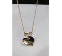 Donna Metallo Cuore Amicizia Catene Collana Alla Moda Oro Argento Love Vacanze