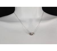 Donna Metallo Palloncini Cuore Ciondolo Amore Catene Moda Collana Oro Argento