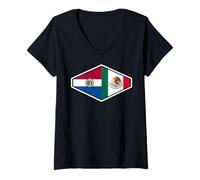 Donna Mexico Heritage: Missouri Pride Maglietta con Collo a V