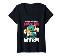 Donna Mi ameresti ancora se fossi un wyrm Maglietta con Collo a V
