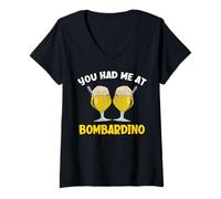 Donna Mi avevi al Bombardino Maglietta con Collo a V