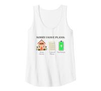 Donna Mi Dispiace Ho Piani Restare a casa Annulla Piani Salute mentale Canotta