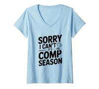 Donna Mi Dispiace Non Posso, è la Stagione delle Comp Maglietta con Collo a V