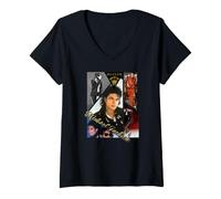 Donna Michael Jackson 021 Maglietta con Collo a V