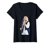 Donna Michael McKean Spinal Tap Break Like The Wind Era 1992 Maglietta con Collo a V