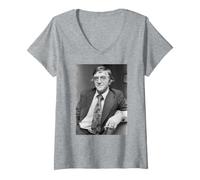 Donna Michael Parkinson Talk Show Presentatore televisivo Presentatore Maglietta con Collo a V