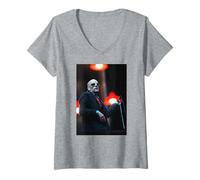 Donna Michael Stipe R.E.M. Murrayfield Concert Monster Album Era Maglietta con Collo a V