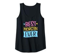 Donna Miglior Morgan Ever Matching Nome Personalizzato Canotta