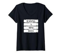 Donna Mini Boss 1 di 2 - Design Perfetto Grande Regalo Maglietta con Collo a V