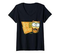 Donna Minions Here for The Treats Bob As Tim Maglietta con Collo a V