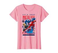 Donna Miraculous Ladybug e Chat Noir Salvano New-York Maglietta