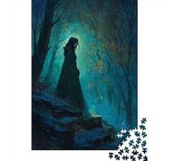 Donna Misteriosa Jigsaw Una Foresta Cupaa Puzzle in Legno 1000Pcs Collection Adulti E Ragazzi Giochi Puzzle 1000pcs (75x50cm)