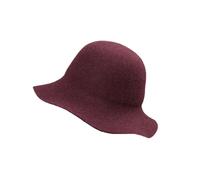 Donna Misto Lana Cappello a Cloche Vintage Caldo Inverno Feltro Secchio Bombetta