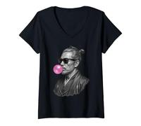 Donna Miyamoto Musashi Maglietta con Collo a V