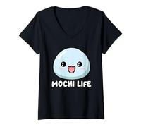 Donna Mochi Life Maglietta con Collo a V