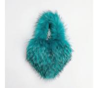 Donna Moda Pelliccia Finta Borsa a Tracolla Felpa Forma Cuore Pelo Inverno Chic