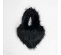 Donna Moda Pelliccia Finta Borsa a Tracolla Felpa Forma Cuore Pelo Inverno Chic