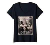 Donna Molto rumore per niente Shakespeare Maglietta con Collo a V