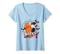 Donna Monopoly No Rest Halloween Maglietta con Collo a V