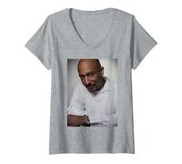 Donna Montel Williams conduttore televisivo & Attore Di Michael Grecco Maglietta con Collo a V