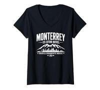 Donna Monterrey è Altro Nivel | Regio Cerro de la Silla Nuevo Leon Maglietta con Collo a V