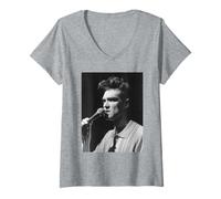 Donna Morrissey The Smiths Live This Charming Man 1984 Maglietta con Collo a V