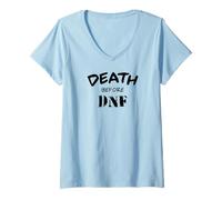 Donna Morte Prima del DNF Maglietta con Collo a V