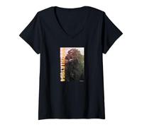 Donna Mothra Contro Godzilla Godzilla (1964) Maglietta con Collo a V