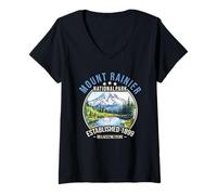 Donna Mount Rainier National Park | Washington Maglietta con Collo a V