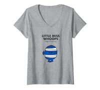 Donna Mr. Men Little Miss Whoops Maglietta con Collo a V
