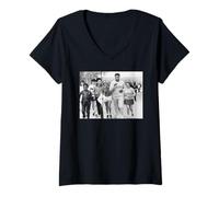 Donna Muhammad Ali Champion Boxer corre con studenti universitari Maglietta con Collo a V