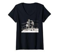 Donna Muhammad Ali Henry Cooper Lotta Highbury Stadium Boxing Maglietta con Collo a V