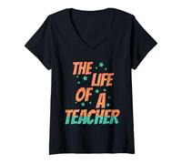 Donna Music Show Fans The Life of A Teacher Maglietta con Collo a V