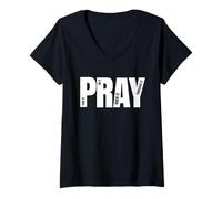 Donna My Brain is 80 Percent Song Lyrics Maglietta con Collo a V