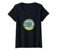 Donna My Hero Academia U.A. High School Logo Plus Ultra Anime Maglietta con Collo a V