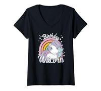 Donna My Little Pony Birthday Unicorn Classic Pony Portrait Maglietta con Collo a V