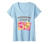 Donna My Little Pony Friendship Club Polaroid Maglietta con Collo a V