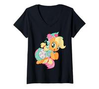 Donna My Little Pony: Friendship Is Magic Applejack Gala Dress Maglietta con Collo a V