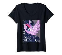 Donna My Little Pony in The Stars Maglietta con Collo a V