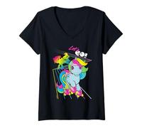 Donna My Little Pony Let's Go Maglietta con Collo a V