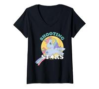 Donna My Little Pony Shooting Star Maglietta con Collo a V