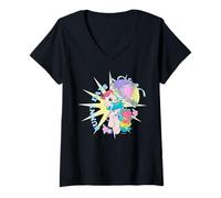 Donna My Little Pony Sunny Days Maglietta con Collo a V