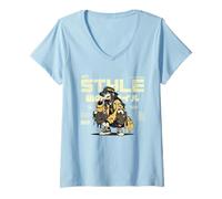 Donna My Style. Motivational Japanese Anime Maglietta con Collo a V