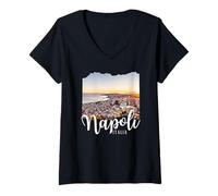 Donna Napoli Maglietta con Collo a V