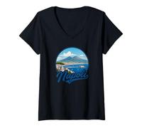 Donna Napoli Maglietta con Collo a V