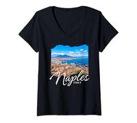 Donna Napoli Maglietta con Collo a V