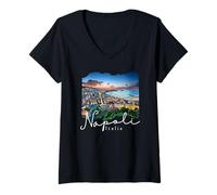 Donna Napoli Maglietta con Collo a V